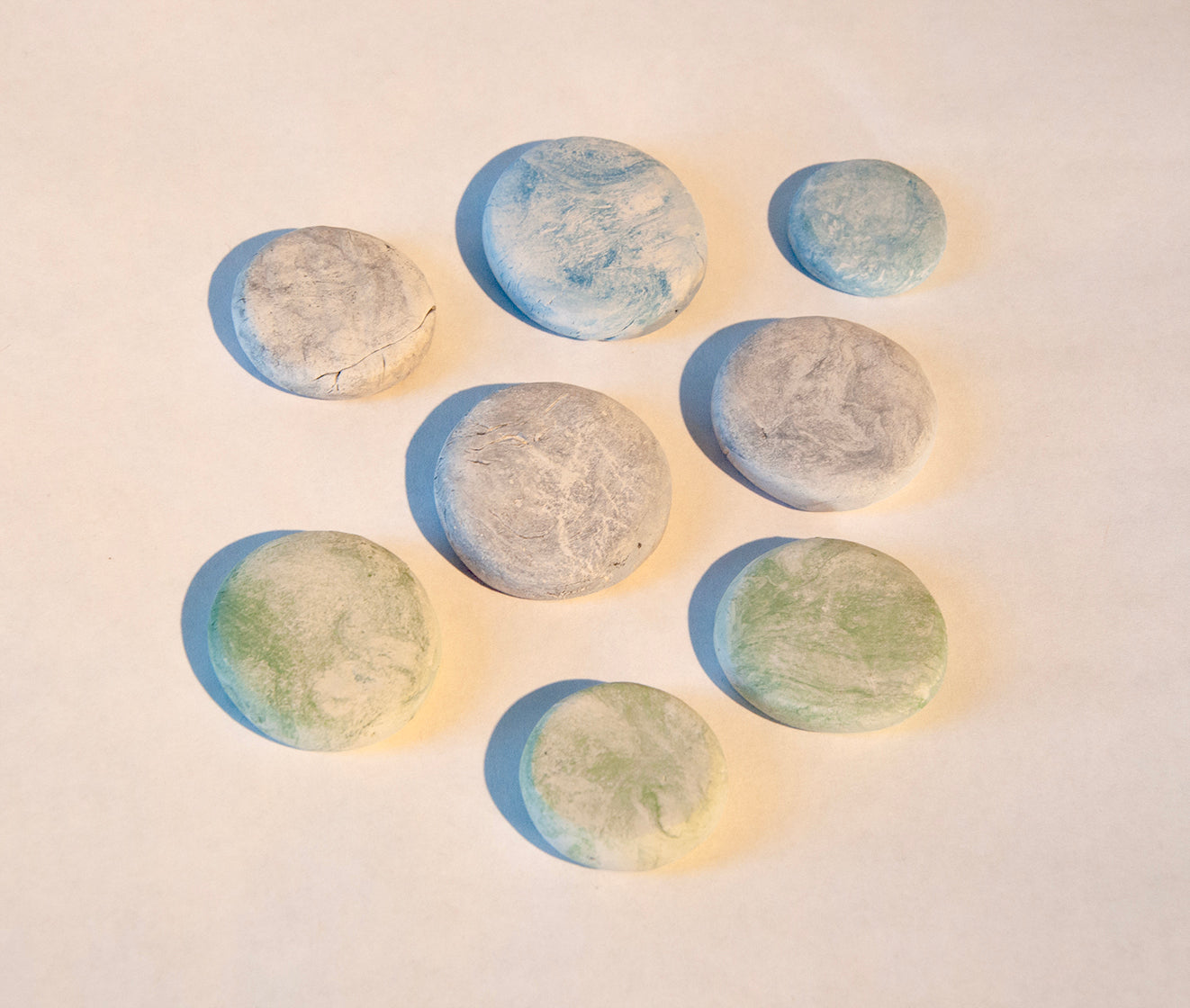 Small Ceramic Marble Pebble for Cone Incense